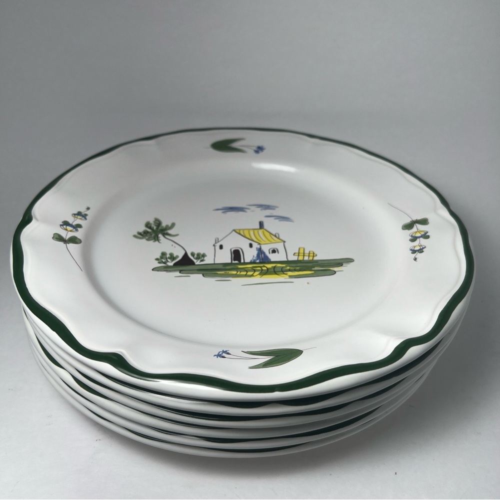 Varages France Cabanon Dinner Plates